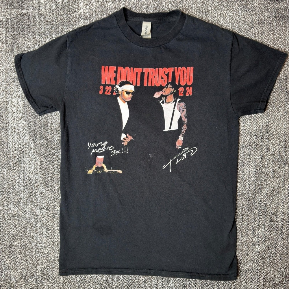 Future Metro‎ Boomin We Dont Trust You T-Shirt Black Tour Merch Rap Tee Small